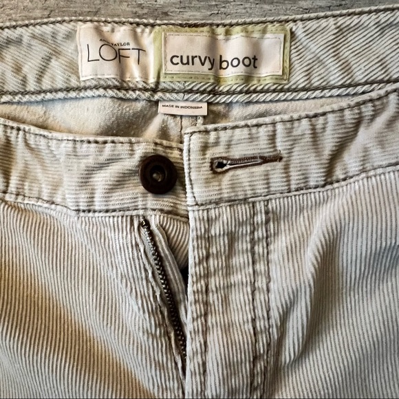 Loft Curvey Boot Cords- Cream Sz 12P - Picture 4 of 9